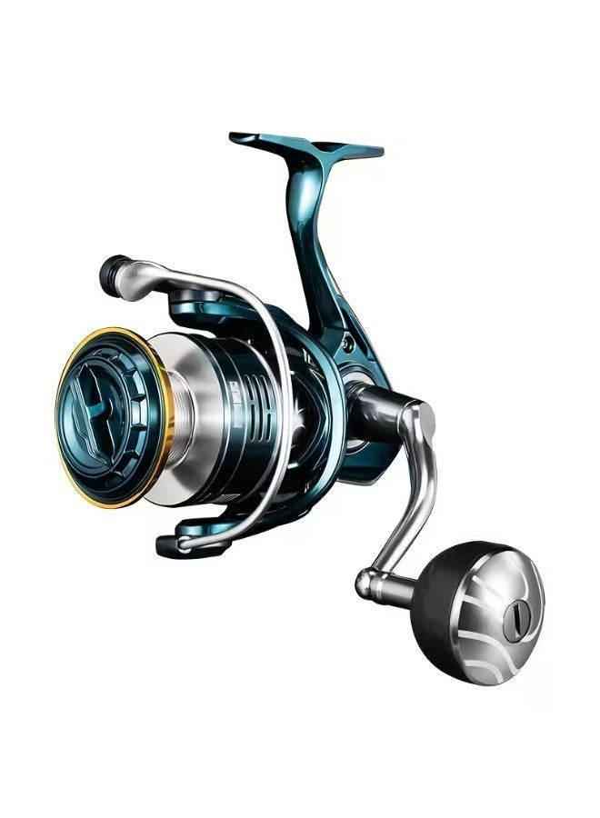 ECOODA Cyanocor Modal Spinning Fishing Reel - Aluminum Alloy, Left/Right Hand Interchangeable, 360° Rotating Spool, Deep Sea & Boat Fishing Gear, Durable Metal Construction - Image 1